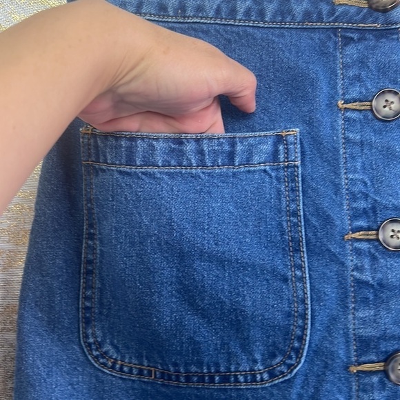 Free People Women’s Dark Don't Get Me Wrong Denim Skirt Size 29 - Picture 8 of 17